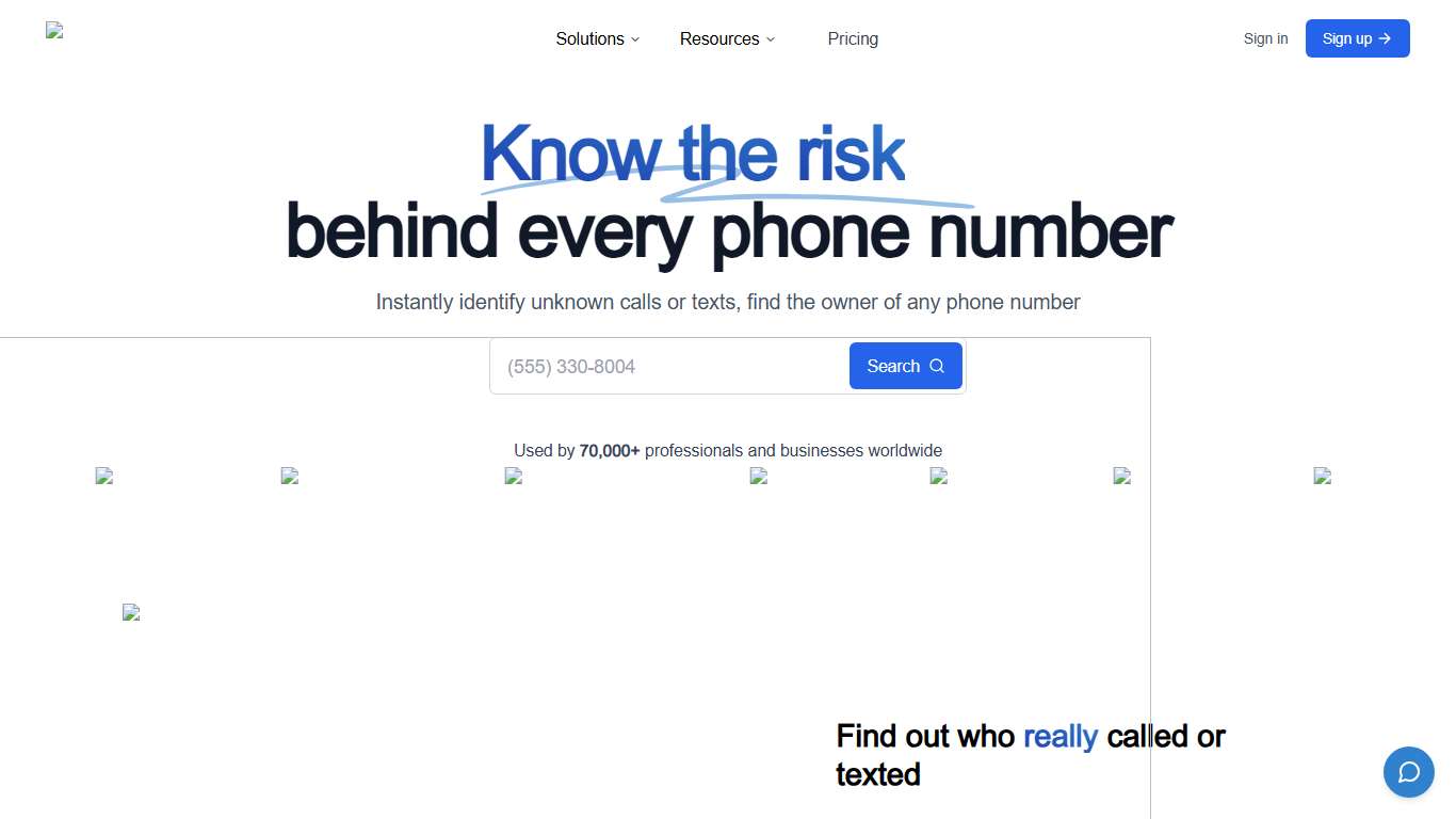 Lookify.io - Reverse Phone Number Lookup and Data Search